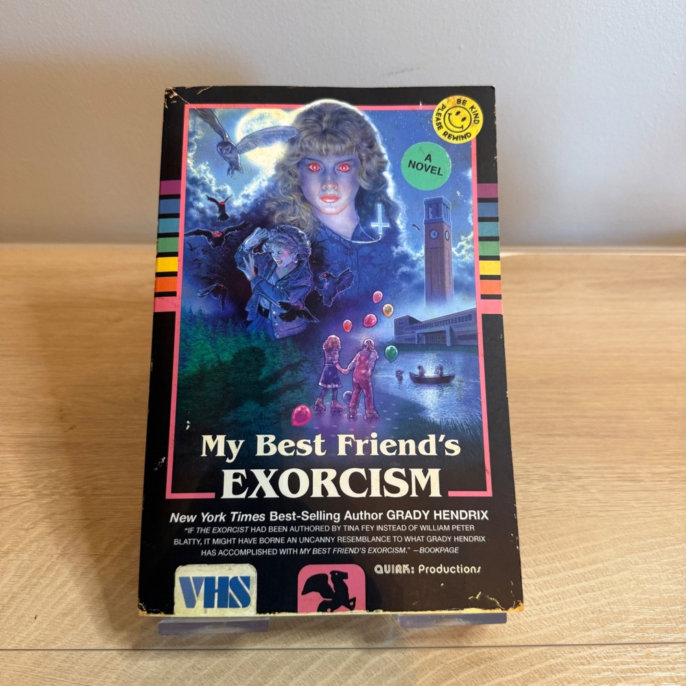 My Best Friend's Exorcism Grady Hendrix VHS Style Paperback Horror Novel 2016